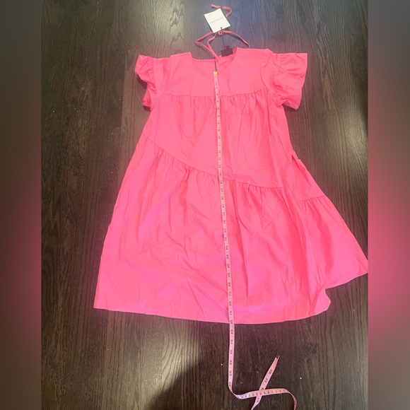 Who What Wear Pink Flutter Sleeve Halter Midi Dress NWT - Picture 4 of 7